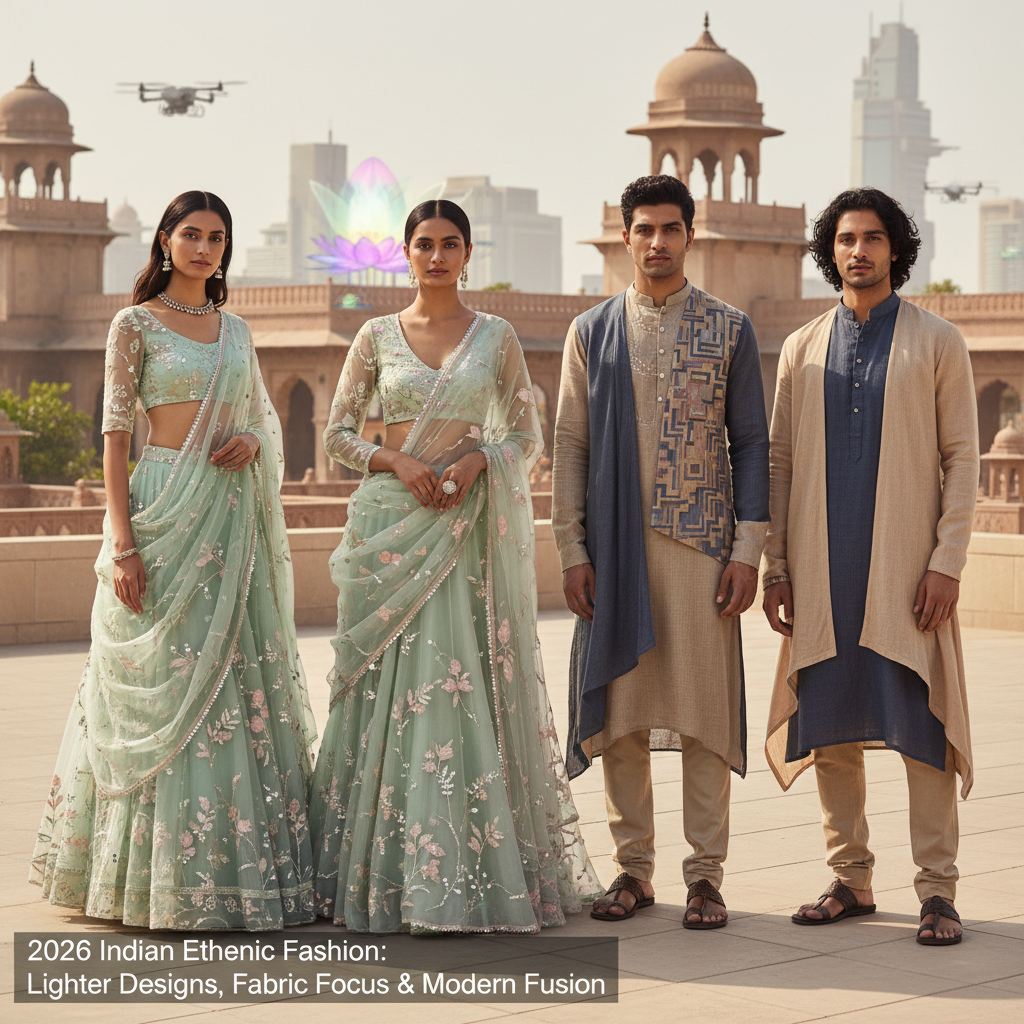 The Future of Ethnic Chic: Top Indian Fashion Trends for 2026