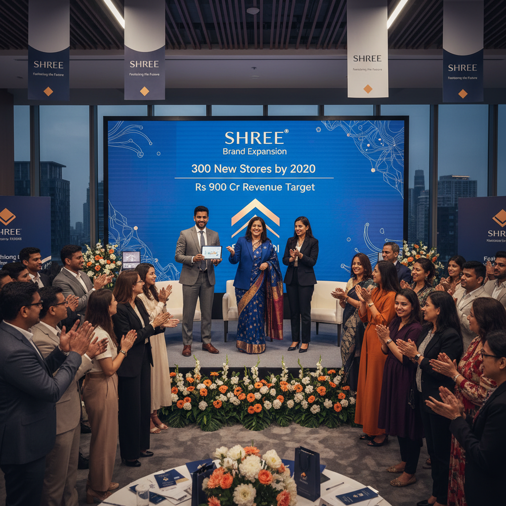 SHR Lifestyles Unveils Ambitious Expansion: 300 SHREE Stores and Rs 900 Cr Revenue by 2030